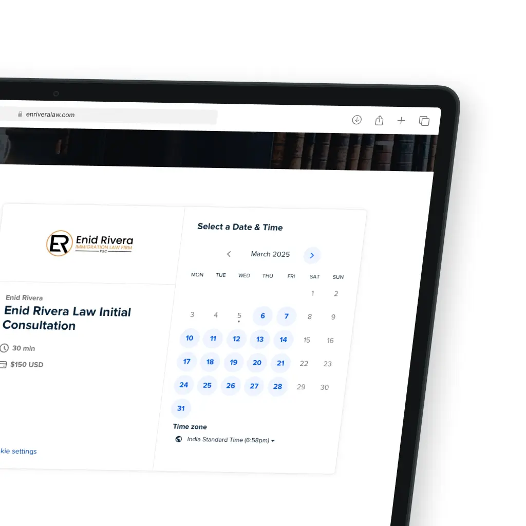 Enrivera Law - Booking System - Gagan Sardaar